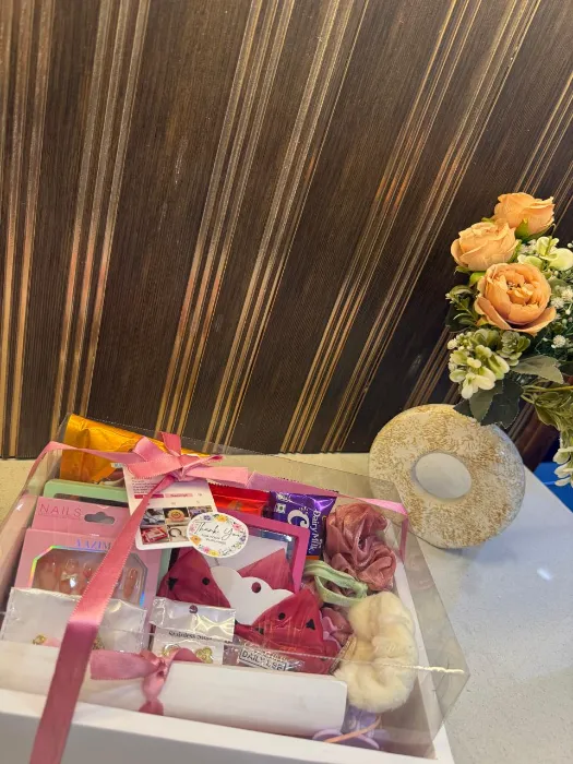Personalised Pink Gift Hamper — Design #14