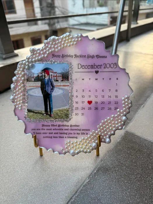 Photo Calendar Memory Keepsake — Design #21